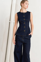 Euro City Denim Pants, PANTS, $ 70.00, A Moment Of Now™