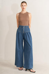 Pacific Breeze Denim Pants, PANTS, $ 74.00, A Moment Of Now™