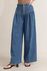 Pacific Breeze Denim Pants, PANTS, $ 74.00, A Moment Of Now™