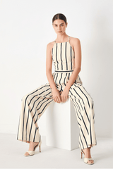 Monaco Stripe Woven Jumpsuit | Boutique In USA, Jumpsuits, $ 78.00, A Moment Of Now™
