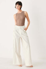 Sutton Stripe Woven Pants | Boutique In USA, PANTS, $ 76.00, A Moment Of Now™