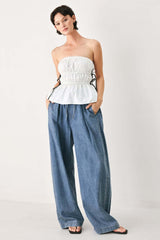 Relaxed Retreat Denim Pants | Boutique In USA, PANTS, $ 74.00, A Moment Of Now™
