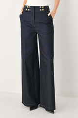 Dark Indigo Denim Pants | Boutique In USA, PANTS, $ 74.00, A Moment Of Now™