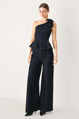 Dark Indigo Denim Pants | Boutique In USA, PANTS, $ 74.00, A Moment Of Now™