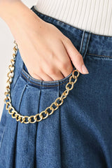 Statement Blue Wide Leg Denim Pants | Boutique In USA, PANTS, $ 78.00, A Moment Of Now™