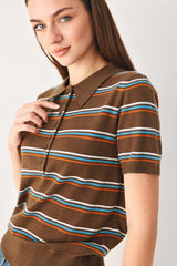Pretty In Paradise Polo Top | Boutique In USA, SWEATERS, $ 54.00, A Moment Of Now™