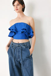 Royal Flow Woven Tube Top, TOPS, $ 54.00, A Moment Of Now™