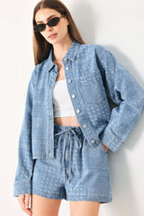 Vintage Bandana Denim Shorts | Boutique In USA, SHORTS, $ 60.00, A Moment Of Now™