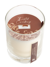 Frosted Cranberry 7.5 oz Wooden Wick Candle