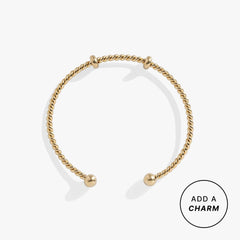 French Rope Charm Bracelet Cuff | Boutique In USA, Bracelets, $ 28.00, A Moment Of Now™