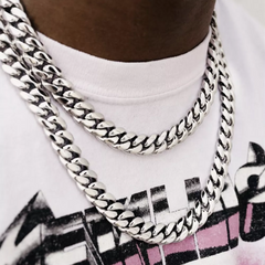 Silver La Havana Cuban Link Necklace, Necklaces, $ 36.00, A Moment Of Now™