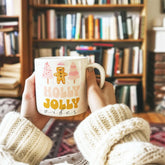 Holly Jolly Vibes Holiday Coffee Mug - Festive & Durable, Mugs, $ 14.50, A Moment Of Now™