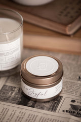 I AM Joyful 8 oz Concrete Candle