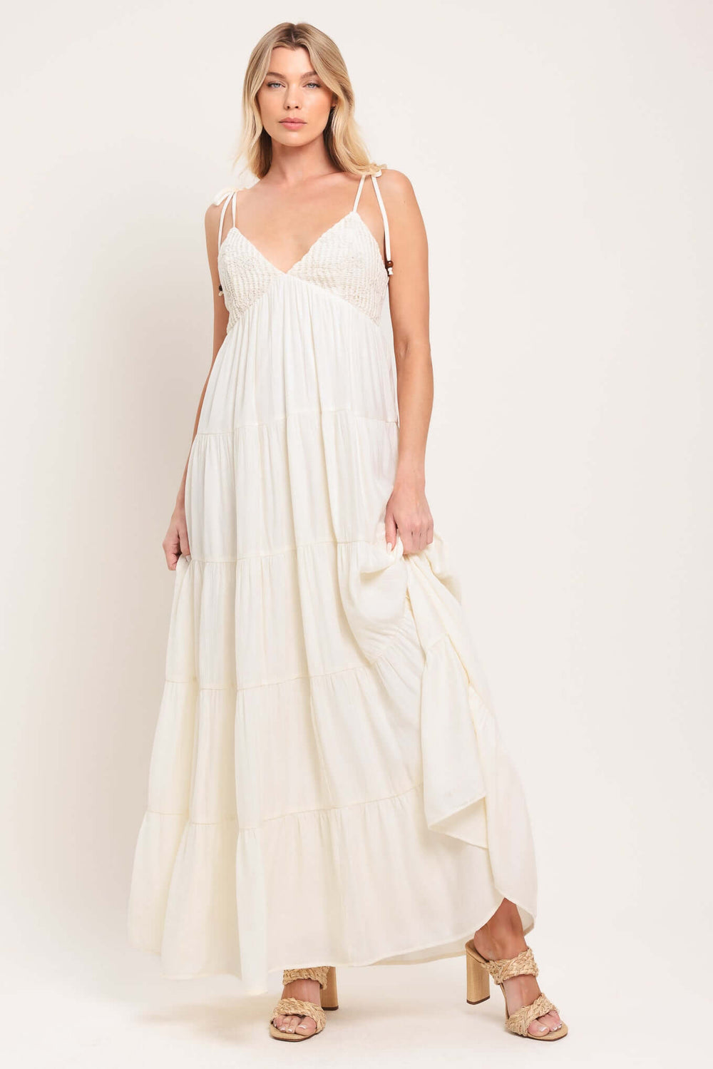 Azure Reverie Woven Maxi Dress | Boutique In USA, DRESSES, $ 80.00, A Moment Of Now™