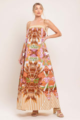 Palm Oasis Woven Maxi Dress | Boutique In USA, DRESSES, $ 82.00, A Moment Of Now™