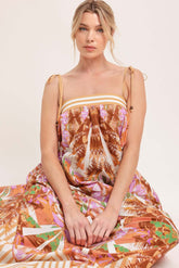 Palm Oasis Woven Maxi Dress | Boutique In USA, DRESSES, $ 82.00, A Moment Of Now™