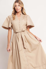 Resort Escape Woven Midi Dress | Boutique In USA, DRESSES, $ 76.00, A Moment Of Now™