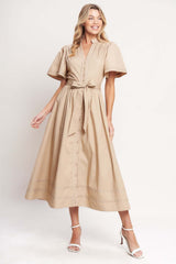 Resort Escape Woven Midi Dress | Boutique In USA, DRESSES, $ 76.00, A Moment Of Now™