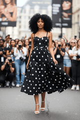 Monroe Dot Woven Midi Dress | Boutique In USA, DRESSES, $ 84.00, A Moment Of Now™