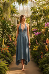 Sweet Embrace Denim Midi Dress