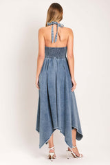 Sweet Embrace Denim Midi Dress | Boutique In USA, DRESSES, $ 86.00, A Moment Of Now™