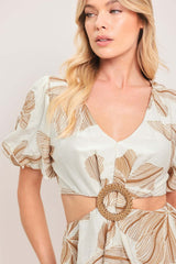 Breeze Bloom Woven Mini Dress | Boutique In USA, DRESSES, $ 76.00, A Moment Of Now™
