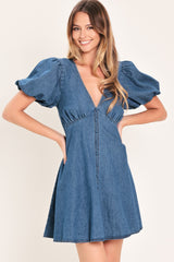 Soft Girl Denim Mini Dress
