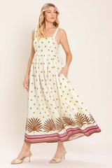 Coconut Grove Woven Midi Dress | Boutique In USA, DRESSES, $ 92.00, A Moment Of Now™