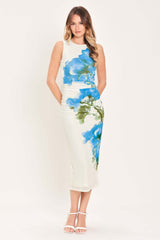 BLUEBELL WHISPER POWER MESH MIDI DRESS | Boutique In USA, DRESSES, $ 70.00, A Moment Of Now™
