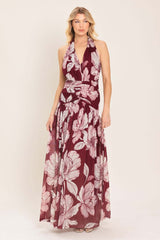 Rosewood Romance Power Mesh Maxi Dress | Boutique In USA, DRESSES, $ 86.00, A Moment Of Now™