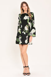 Whispering Roses Woven Mini Dress | Boutique In USA, DRESSES, $ 72.00, A Moment Of Now™