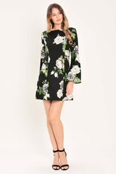Whispering Roses Woven Mini Dress | Boutique In USA, DRESSES, $ 72.00, A Moment Of Now™