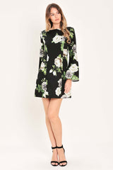 Whispering Roses Woven Mini Dress | Boutique In USA, DRESSES, $ 72.00, A Moment Of Now™