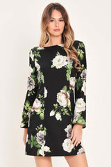 Whispering Roses Woven Mini Dress | Boutique In USA, DRESSES, $ 72.00, A Moment Of Now™