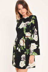Whispering Roses Woven Mini Dress | Boutique In USA, DRESSES, $ 72.00, A Moment Of Now™