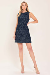 Starlight Charm Woven Mini Dress | Boutique In USA, DRESSES, $ 74.00, A Moment Of Now™