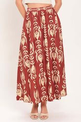 Waikiki Sunset Woven Ankle Shirt | Boutique In USA, SKIRTS, $ 72.00, A Moment Of Now™