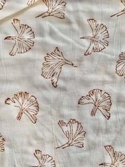 Ginkgo Leaf Maxi Wrap Dress in White + Copper | Boutique In USA, Dresses, $ 180.00, A Moment Of Now™