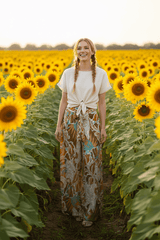 Golden Shores Flow Woven Pants | Boutique In USA, PANTS, $ 74.00, A Moment Of Now™