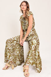 Golden Grove Woven Jumpsuit | Boutique In USA, JUMPSUITs, $ 102.00, A Moment Of Now™