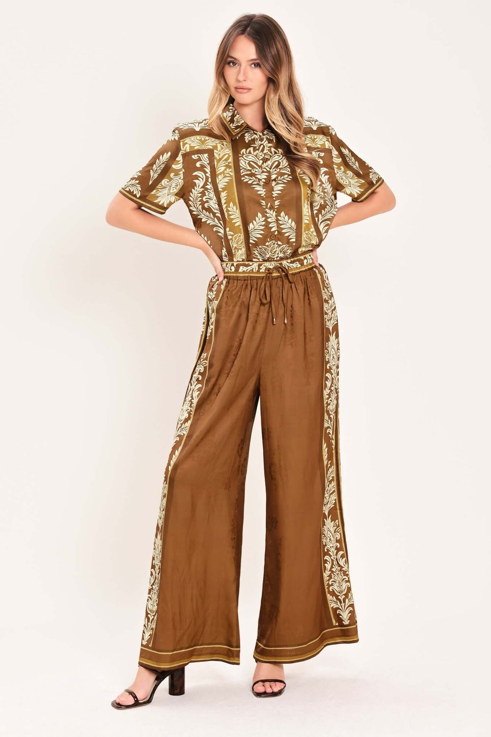 Vintage Manor Palazzo Woven Pants | Boutique In USA, PANTS, $ 70.00, A Moment Of Now™