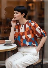 Gone in a Blink Woven Top | Flying Tomato – Burgundy, Tops, $ 48.00, A Moment Of Now™