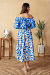 Sunset Sashay Blue Top And Skirt Set | Boutique In USA, TOPS, $ 76.00, A Moment Of Now™