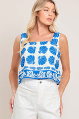 Island Shell Woven Top And Pant Set | Boutique In USA, Tops, $ 84.00, A Moment Of Now™