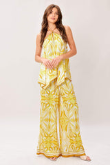 Golden Swirl Woven Hanky Top | Boutique In USA, TOPS, $ 48.00, A Moment Of Now™