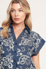 Handcrafted Feel Embroidery Top, TOPS, $ 50.00, A Moment Of Now™