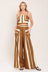 Luxe Coast Woven Top and Pant Set, Outfit Sets, $ 94.00, A Moment Of Now™