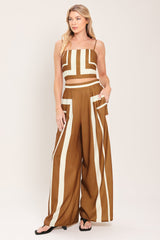 Luxe Coast Woven Top and Pant Set, Outfit Sets, $ 94.00, A Moment Of Now™