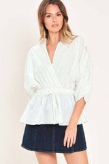Seaside Breeze Woven Top | Boutique In USA, TOPS, $ 60.00, A Moment Of Now™