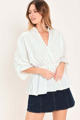 Seaside Breeze Woven Top | Boutique In USA, TOPS, $ 60.00, A Moment Of Now™